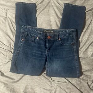 Express Denim Jeans in Dark and Light Blue